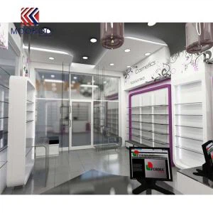 صيدلية صيدلية التصميم الداخلي وتصنيع متجر الأثاث