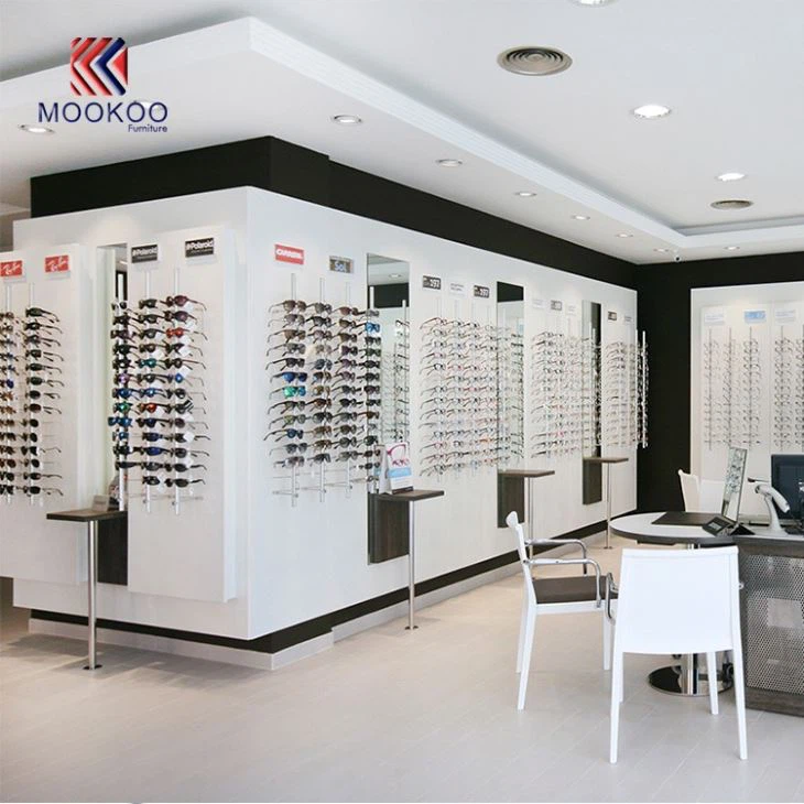 Eyewear Display Wall Design Shop Interior Showcase