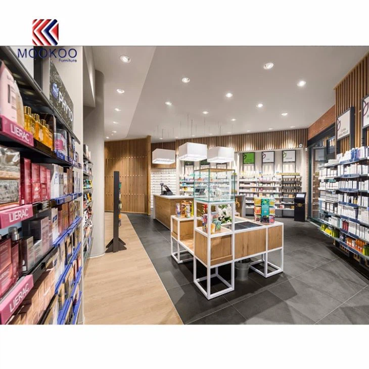 Drugstore Display Shelves Design
