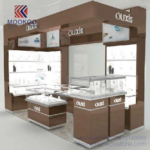 مشاهدة ومجوهرات كشك تصميم 3D