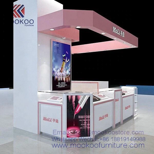 Chinese Factory Cosmetic Kiosk Design